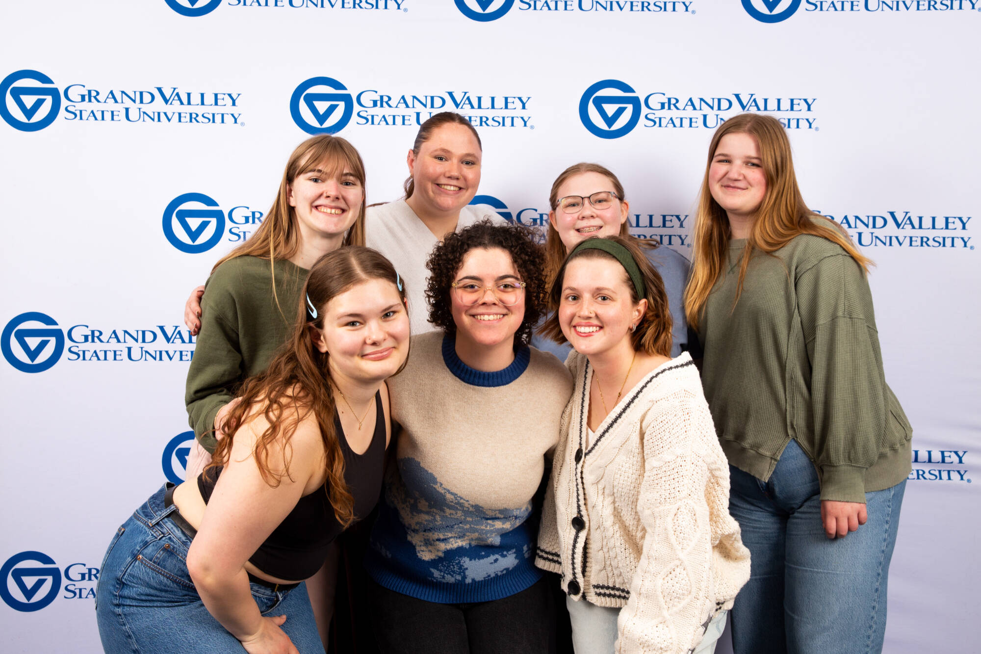 Student leaders posing for a photo